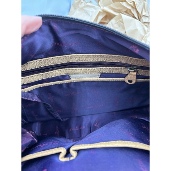 Anna by Anuschka Hand Painted  Leather Shoulder Bag Tropical Hand Painted Large - Picture 16 of 16